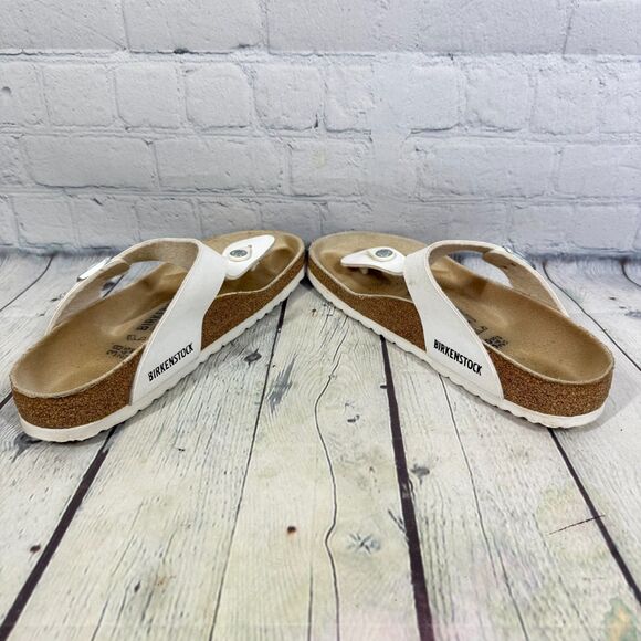 Birkenstock Sandals Women Size 7.5-8 US 38 EU Gizeh Birko Flor T Strap Slide - Picture 5 of 12